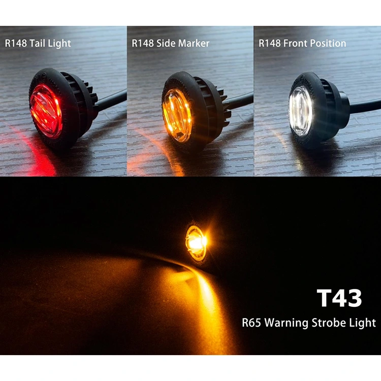 Nuova luce di innovazione, luce di avvertimento integrata con luce di posizione
